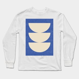 Half Circle 3 - Blue 2 Long Sleeve T-Shirt